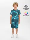 Детская пижама с шортами / Neon lines