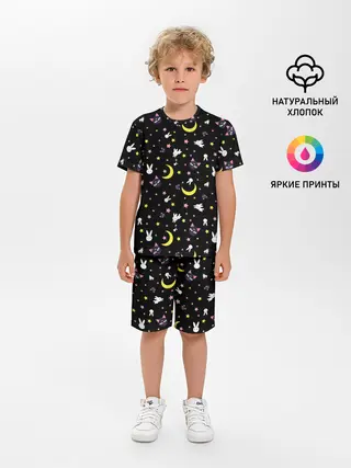 Детская пижама с шортами / Sailor Moon Pattern