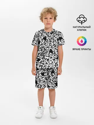Детская пижама с шортами / ЪУЪ