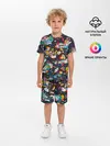 Детская пижама с шортами / Космос