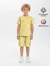 Детская пижама с шортами / Кошачьи следы