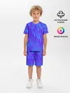 Детская пижама с шортами / Неоновые Линии