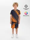 Детская пижама с шортами / ORANGE Black