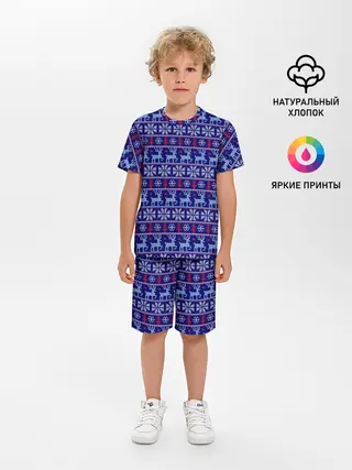 Детская пижама с шортами / Very merry christmas and happy new year