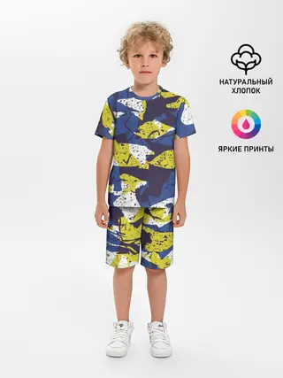 Детская пижама с шортами / Пятна