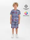 Детская пижама с шортами / Индийский Орнамент