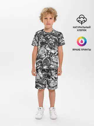 Детская пижама с шортами / Автомобильные детали