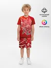 Детская пижама с шортами / Отель хазбин Новогодний