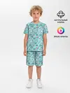 Детская пижама с шортами / Зимний Лесной Пейзаж