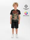Детская пижама с шортами / Нападение гигантского котика