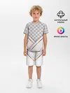 Детская пижама с шортами / Luxury white & Gold