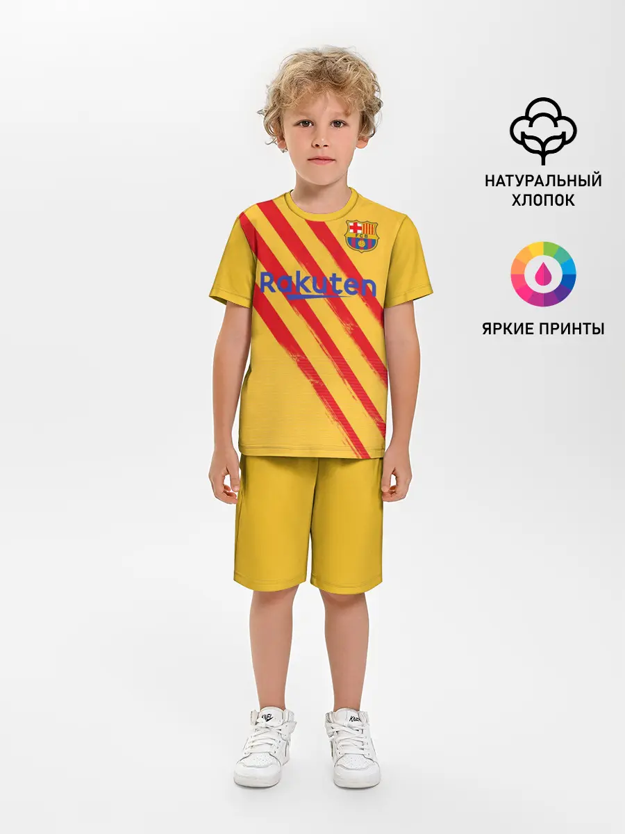 Детская пижама с шортами / Messi 4-th kit 19-20