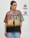 Женская футболка оверсайз / На земле с 1975