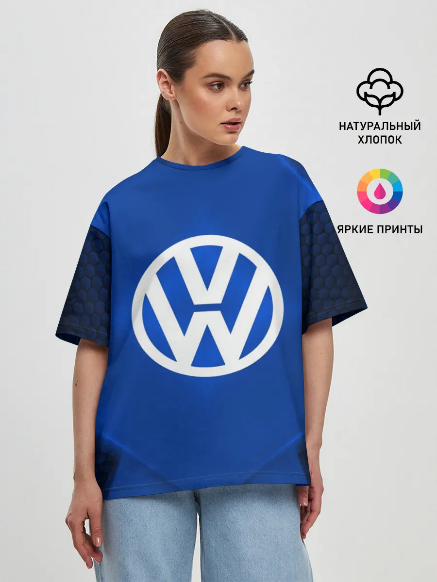 Женская футболка оверсайз / Volkswagen SPORT