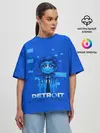 Женская футболка оверсайз / Detroit:become human