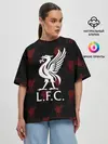 Женская футболка оверсайз / Liverpool (5)