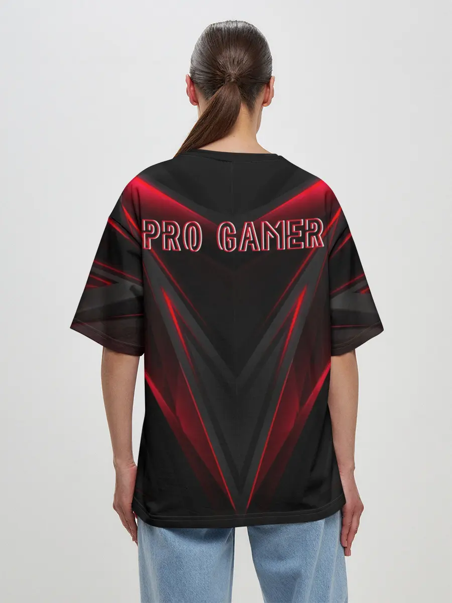 Женская футболка оверсайз / Pro Gamer
