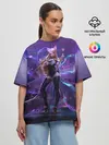 Женская футболка оверсайз / Ahri
