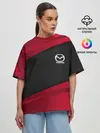 Женская футболка оверсайз / MAZDA SPORT