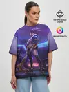 Женская футболка оверсайз / Akali. KDA