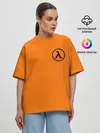Женская футболка оверсайз / HALF-LIFE