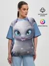 Женская футболка оверсайз / дневная фурия