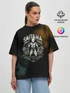 Женская футболка оверсайз / Сайтама в полный рост