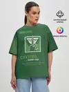 Женская футболка оверсайз / Caveira