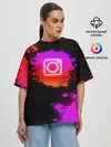 Женская футболка оверсайз / Instagram