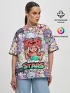 Женская футболка оверсайз / BrawlStars Girls