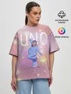 Женская футболка оверсайз / UNO