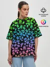 Женская футболка оверсайз / PATTERN MONSTER ENERGY