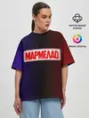 Женская футболка оверсайз / МАРМЕЛАД пародия