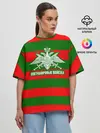 Женская футболка оверсайз / Пограничные Войска
