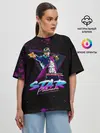 Женская футболка оверсайз / Star Platinum