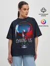 Женская футболка оверсайз / AMONG US