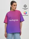 Женская футболка оверсайз / Instagram