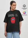 Женская футболка оверсайз / Among us