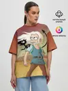 Женская футболка оверсайз / Разочарование