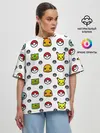 Женская футболка оверсайз / POKEMON / ПОКЕМОНЫ