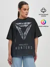 Женская футболка оверсайз / Project | Hunters