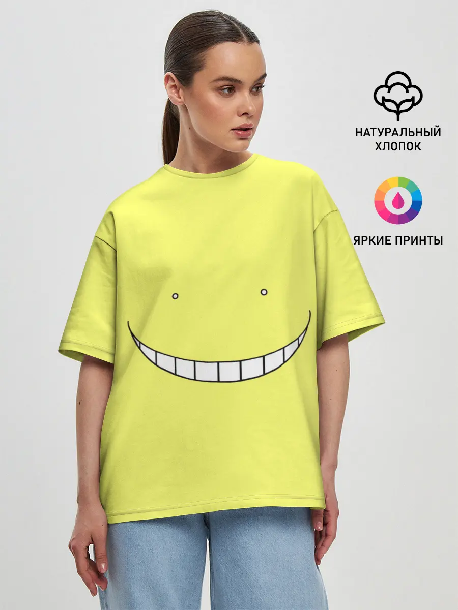 Женская футболка оверсайз / Коро сенсей