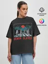 Женская футболка оверсайз / Demon slayer