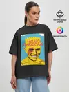 Женская футболка оверсайз / Bart x Bowie