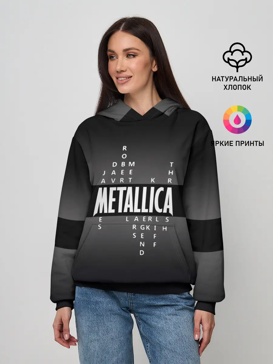 Женское худи / Участники группы Metallica