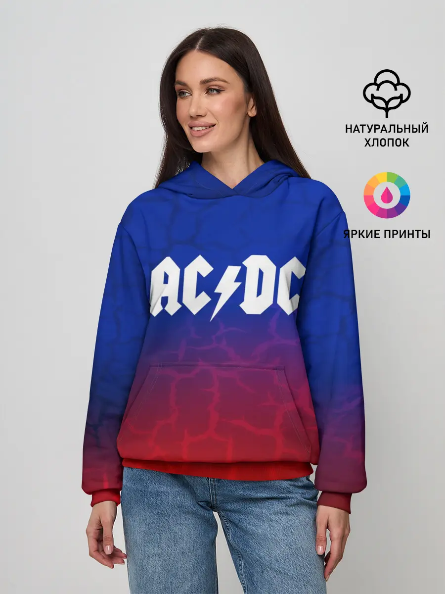 Женское худи / AC/DC angel&devil