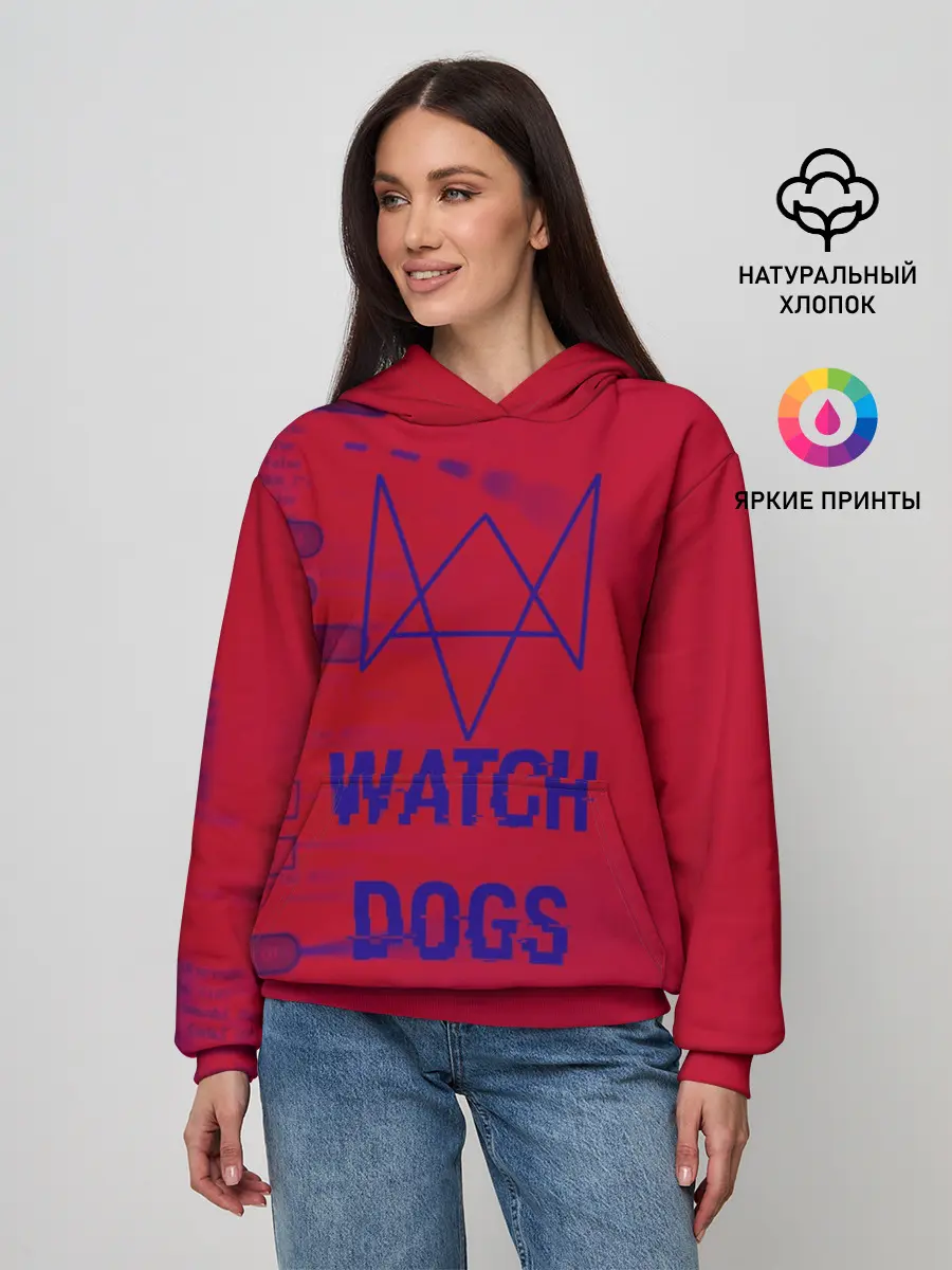 Женское худи / Watch Dogs hacker collection