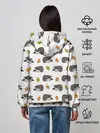 Женское худи / чего такой колючий?