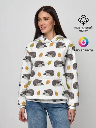 Женское худи / чего такой колючий?