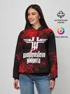 Женское худи / Никита в стиле Wolfenstein